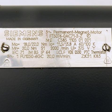 Permament Magnet Motor  Used