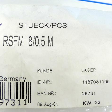 2 x Sensorkabel RSFM 8/0,5 M Neu