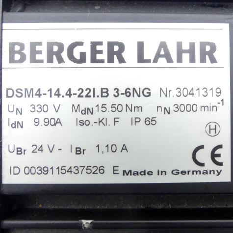 AC-Servomotor mit Haltebremse DSM4-14-4-22IB3-6NG-330V-NTC 