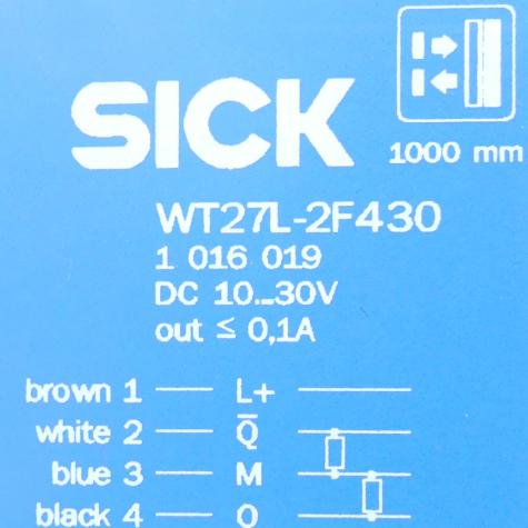 Lichttaster WT27L-2F430 Neu OVP