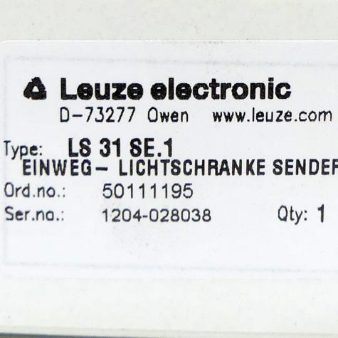 Einweg Lichtschranken Sender 50111195 Neu OVP