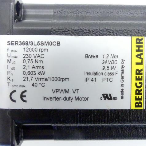 Servomotor SER368/3L5SM0CB Neu geöffnete OVP