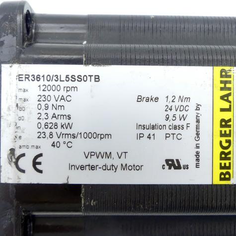AC-Servomotor mit Bremse SER3610/3L5SS0TB Neu