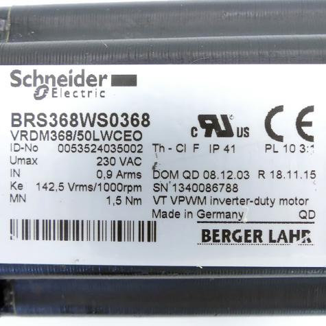 Servomotor BRS368WS0368 Gebraucht