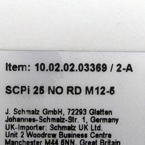 Compact ejector with integrated full functionality SCPi 25 NO RD M12-5 