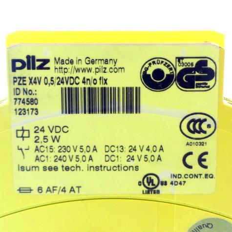 Kontaktblock PZE X4V 0,5/24VDC 4n/o fix Gebraucht