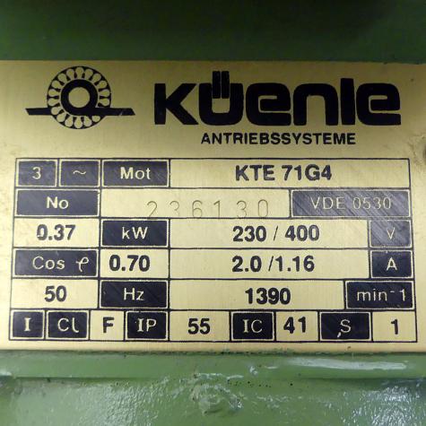 Drehstrommotor KTE 71G4 Gebraucht