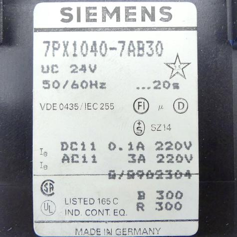 Time relay 7PX10 40-7AB30 New FS