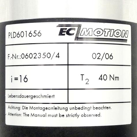 Planetengetriebe Planetroll i=16  T2=40Nm  Neu