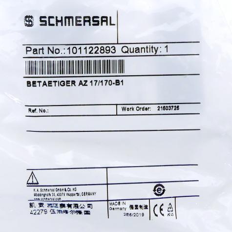 4 Stück Sicherheitsschalter Zubehör 101122893 Neu OVP