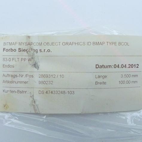 Transport Chain S3-0 FLT PP W New