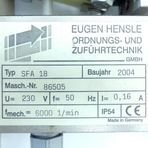 Linearförderer SFA 18 Gebraucht