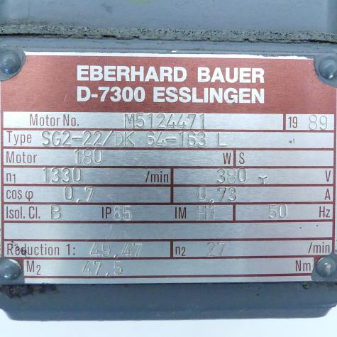 gear motor SG2-22/DK 64-163 L Used