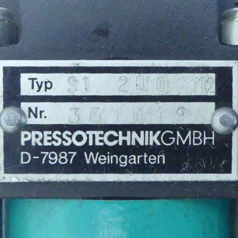 Pneumohydraulischer Zylinder S1 200 12 Gebraucht