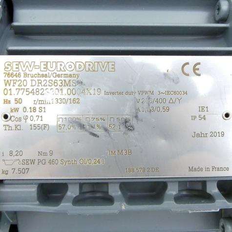 Getriebemotor WF20 DR2S63MS4 Gebraucht