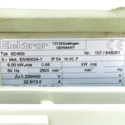 Drehstrommotor SD800 Gebraucht