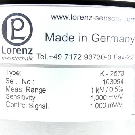 Force sensor K2573 New FS