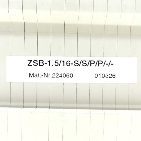 Base terminal block ZSB-1.5/16-S/S/P/P/-/- New FS