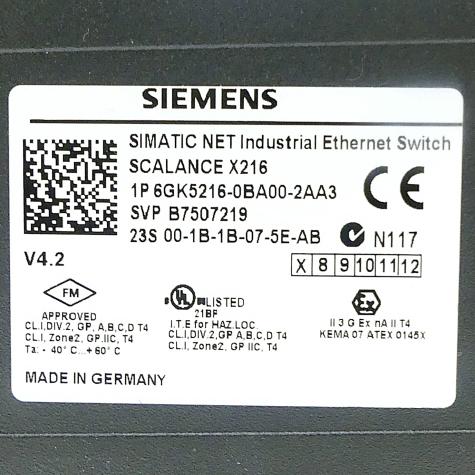 Ethernet-Switch SCALANCE X216 SCALANCE X216  