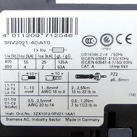 Circuit breaker  Used