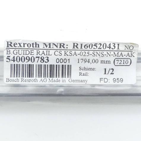 Guide rail CSKSA-025-SNS-N-MA-AK  New FS
