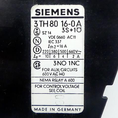 Auxiliary contactor  Used