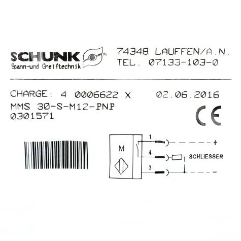 Magnetschalter MMS 30-S-M12-PNP Neu OVP