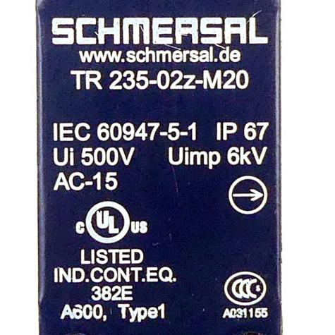 3 Pieces Position switch TR 235-02z-M20 TR 235-02Z-M20 New