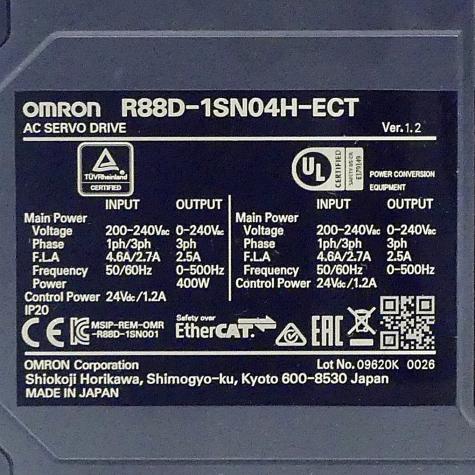 Servo drive R88D-1SN R88D-1SN04H-ECT New