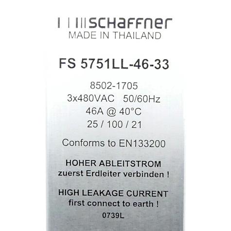 Mains filter FS 5751LL FS 5751LL-46-33 Used
