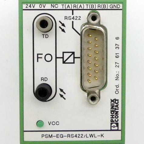Schnittstellenmodul PSM-EG-RS422/LWL-K Gebraucht