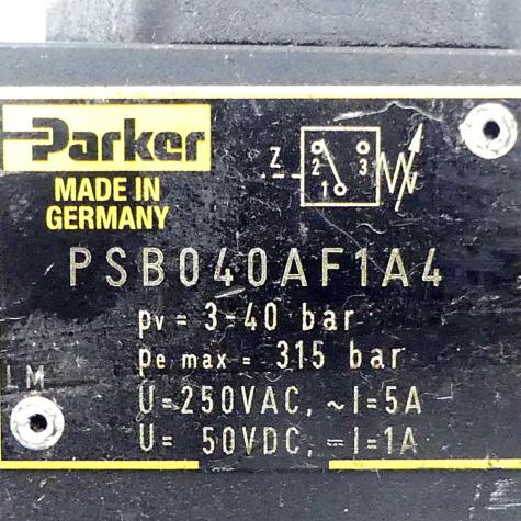 Druckschalter PSB040AF1A4 mit Zwischenplatte H06PSB-994  Gebraucht