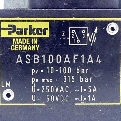 Pressure switch ASB100AF1A4 with baffle plate H06PSB-994  Used