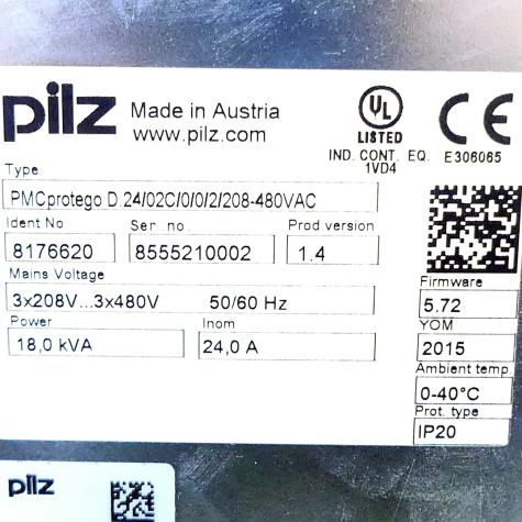 PMCprotego D.24/02C/0/0/2/208-480VAC Used