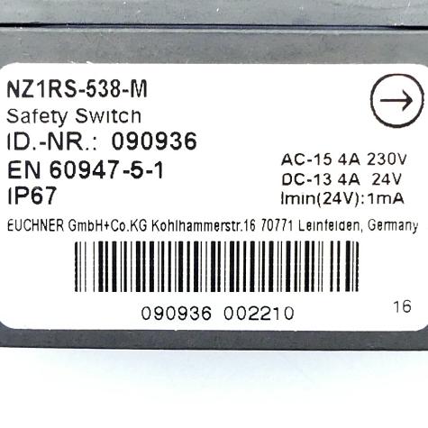 Sicherheitsschalter NZ1RS-538-M Neu OVP