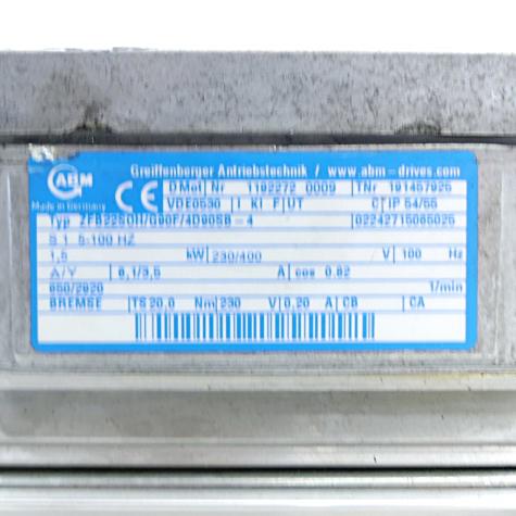 gear motor ZFB22SOH/G90F/4D90SB-4 Used