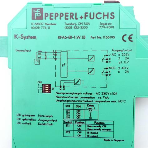 Switching amplifier KFA6-ER-1.W.LB Used