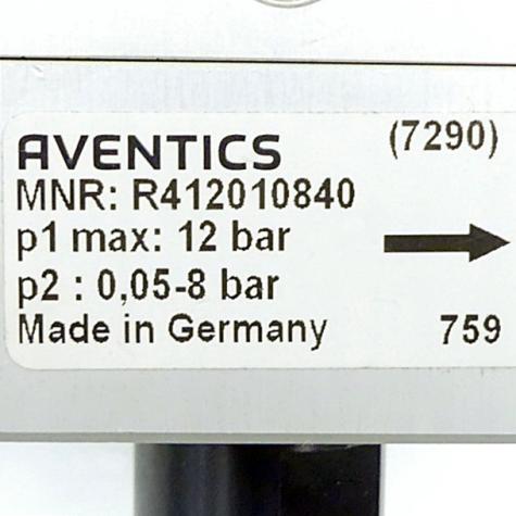 Precision pressure control valve PR2-RGP-G1/4-GAN-SS-P Used