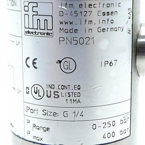 Drucksensor PN-250-SBR14-HFPKG/US/ /V Gebraucht