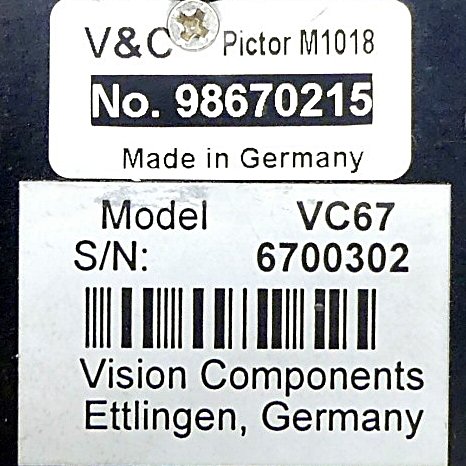 Industriekamera VC67 Gebraucht