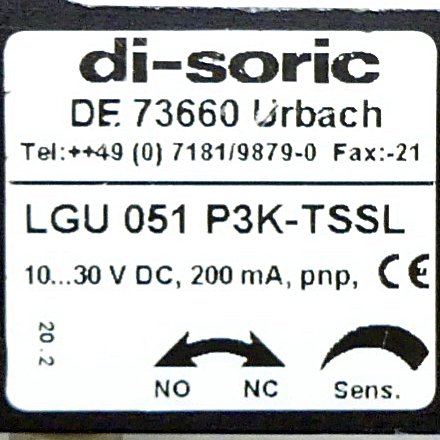 Forked light barrier LGU 051 P3K-TSSL Used