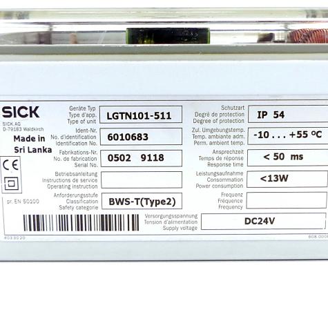 Control unit LGTN101-511 Used
