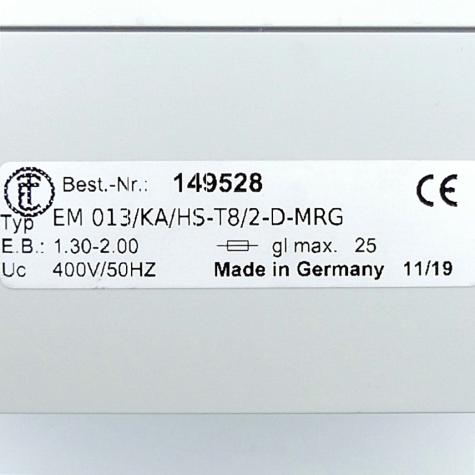 Motor protection-Main-Emergency-switch EM 013/KA/HS-T8/2-D-MRG Used
