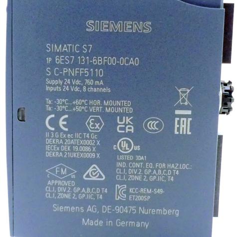 Digital Input Module DI 8x24VDC  