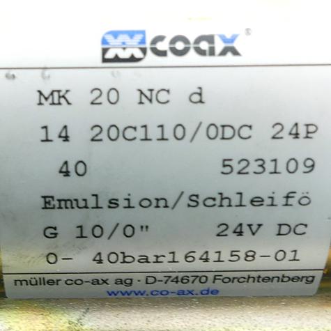Wegeventil MK 20 NC d Gebraucht