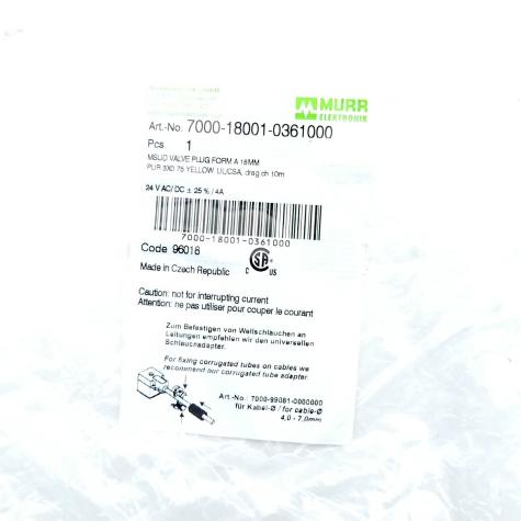 Ventilstecker MSUD A-18mm  Neu OVP