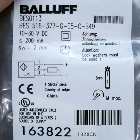 Inductive standard sensor BES0113 New FS