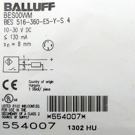 Induktiver Standardsensor BES00WM Neu OVP