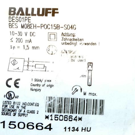 Induktiver Standardsensor BES01PE Neu OVP