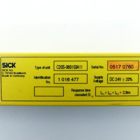 Sicherheitslichtvorhang Sender C20S-060103A11  Neuwertig
